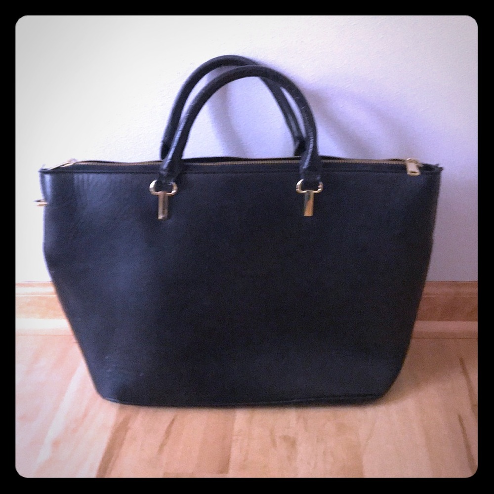 H&M Black Tote Bag